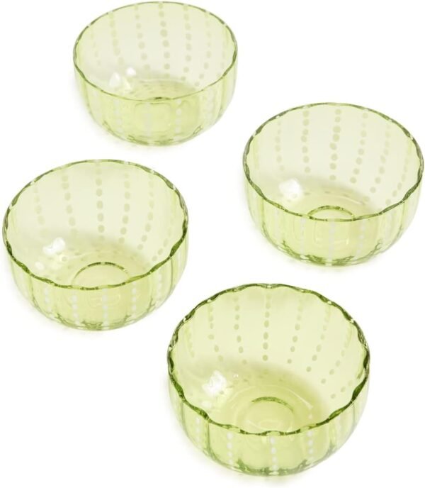 Set of 4 Small Glass Bowls for Women