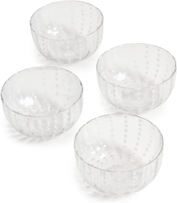 Set of 4 Small Women's Glass Bowls