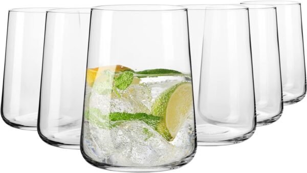 Set of 6 16 6oz Water Drinking Glasses