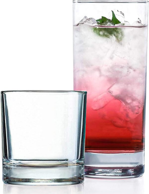 Set of 8 Hurricane Drinking Glasses
