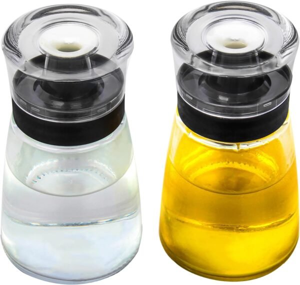 2 Pack 160ml Outdoor Glass Oil Dispenser Bottles